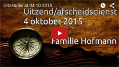 04 Oktober 2015 - Last church-service in Holland.